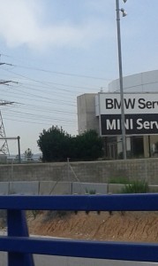 Cartell a Tarragona BMW